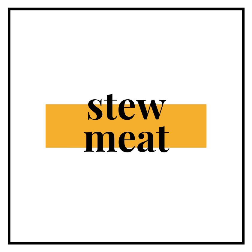 Stew Meat (Curry Cubes)