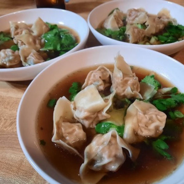 Goat Wonton Soup - Cylon Rolling Acres