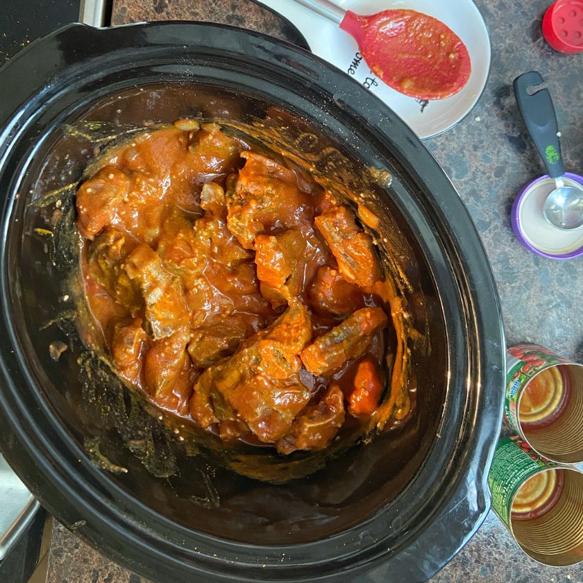 How to cook goat in a slow cooker Cylon Rolling Acres