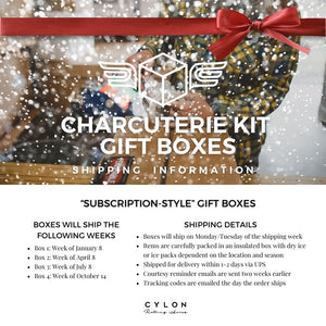 Charcuterie Kit Subscription-Style Boxes | first box ships in January