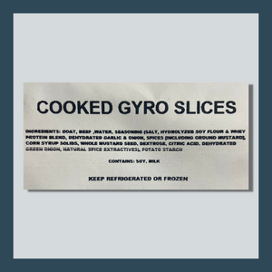 Sliced Gyro