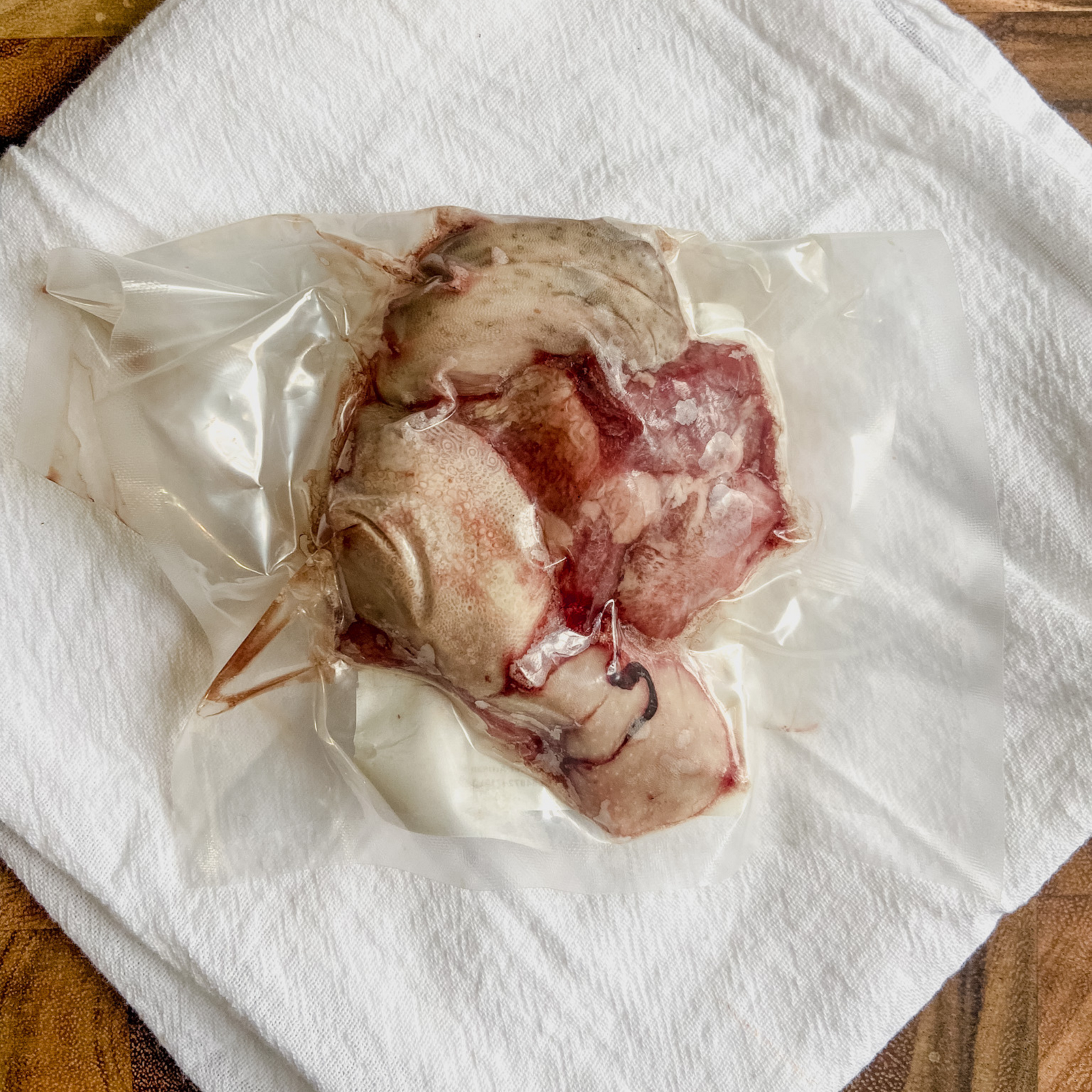 Goat tongue from farm raised goat meat.